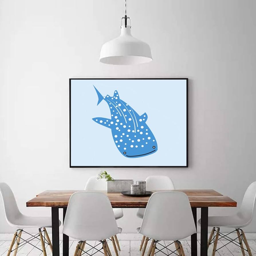 Amazon.co.jp: 泳ぐジンベイザメ サメ 魚 ダイヤモンドアート